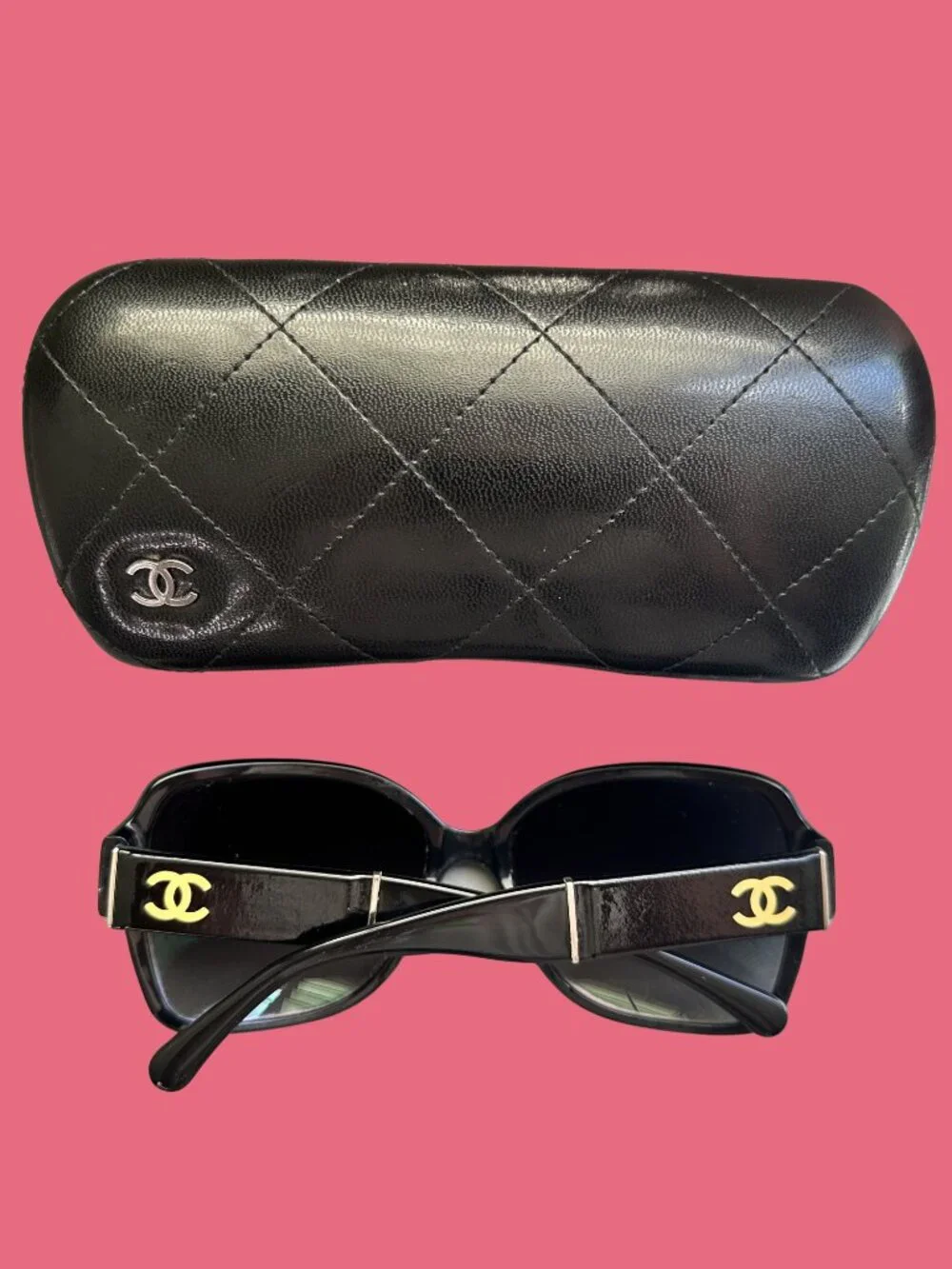 Chanel CC 2000's Sunglasses with case 5230q 1345/3c